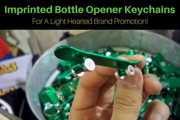 Imprinted Bottle Opener Keychains