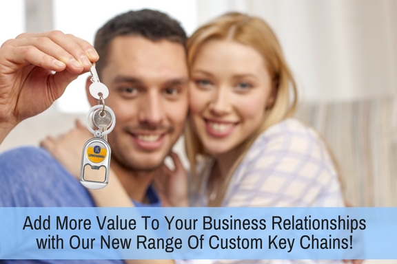 Add more value to your business relationships with Our New Range Of Custom Key Chains