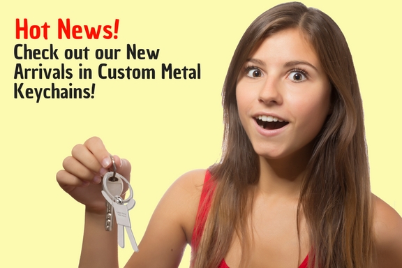 Hot News! Check out our New Arrivals in Custom Metal Keychains