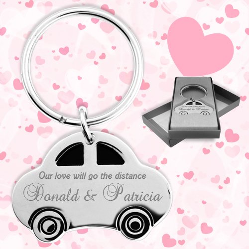 Promotional Wedding Favors Car Shaped Keychains