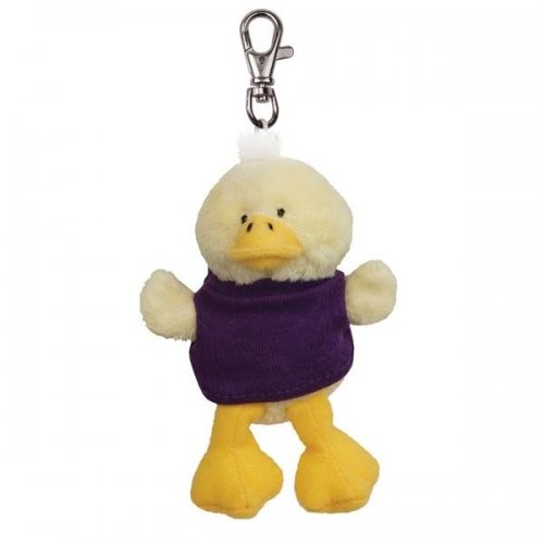 Personalized Soft Duck Key Tags with X -Small T -Shirt