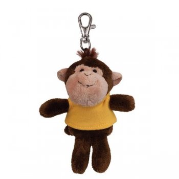 Soft Monkey Key Tags with X -Small T -Shirt
