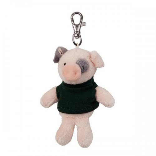 Promotional Logo Soft Pig Key Tags with X -Small T -Shirt