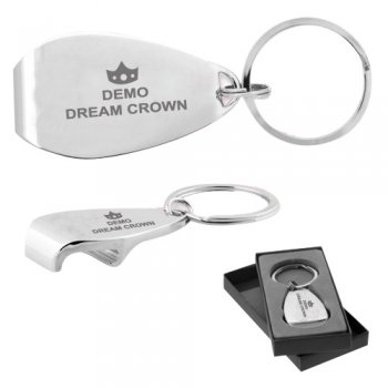 Custom Printed Apri Metal Keychains