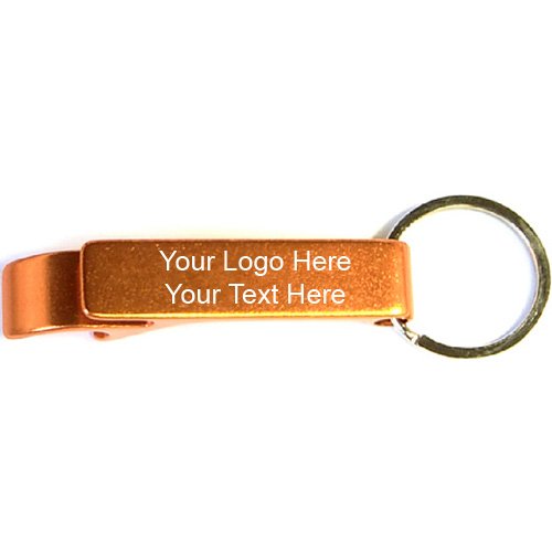 Promotional Deluxe Aluminum Can & Bottle Opener Keychains