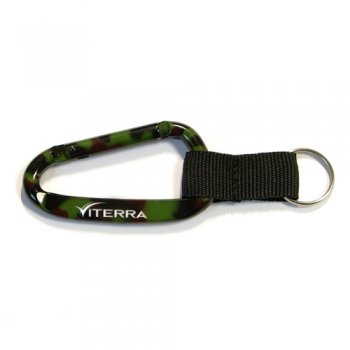 Camouflage Carabiner with Strap
