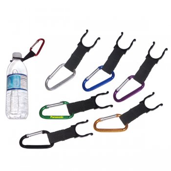 8cm Personalized Water Bottle Holder With Carabiner Keychains