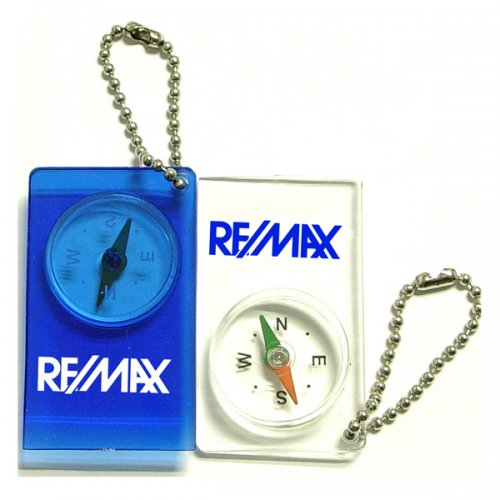 Promotional Compass With Bead Keychains