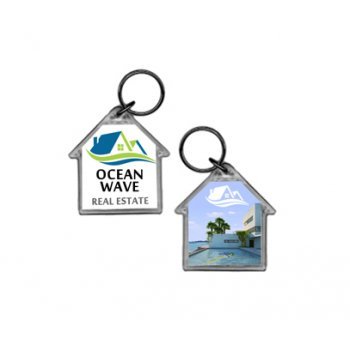 House shaped Keychains for Real Estate Marketing