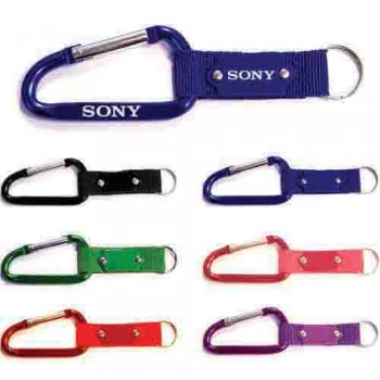 Carabiners with Strap and Metal Plate