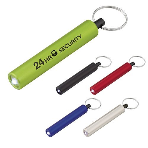 Mini Cylinder Led Flashlight Key Tags