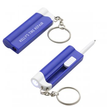 Access LED Pen Light Keychains - Blue