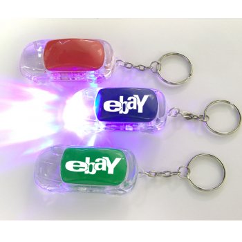 Customized Car Shaped LED Flashlight Keychains