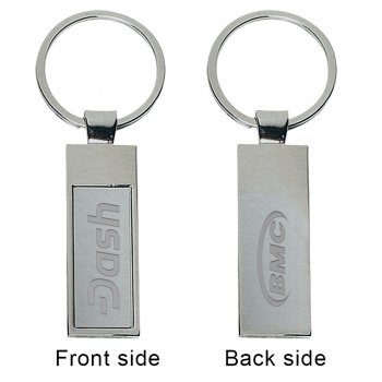 Rectangle Metal Keychains