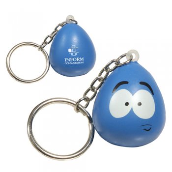Custom Imprinted Mood Maniac Stress Reliever Keychains