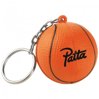 Custom Printed Slamdunk Basketball Shaped Keychains