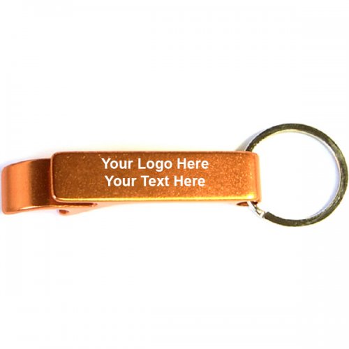Personalized Deluxe Can & Bottle Opener with Carabiner Keychains