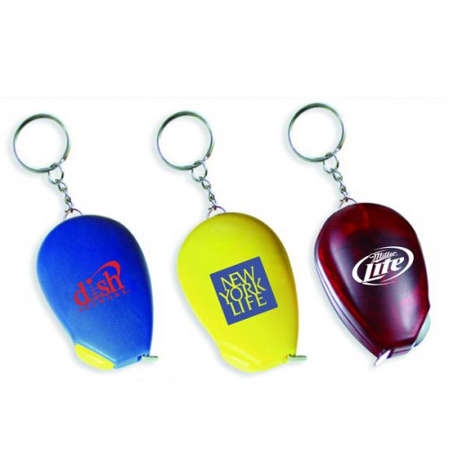 Personalized Computer Mouse Shape Tape Measure Keychains