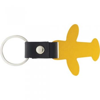 Custom Airplane Keychains - Gold