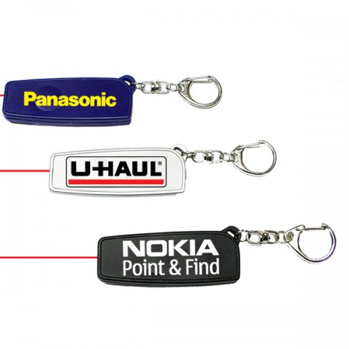 Custom Rectangular Laser Pointer Keychains