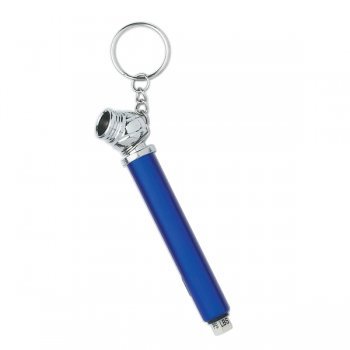 Customized Mini Tire Gauge Keychains - Blue