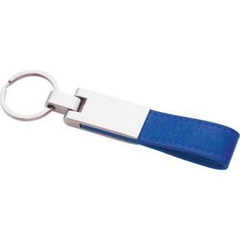 Ultra Hyde / Silver Keychain Rings - Royal Blue
