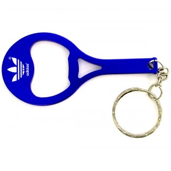 Tennis Racket Shape Bottle Opener Sports Keychains