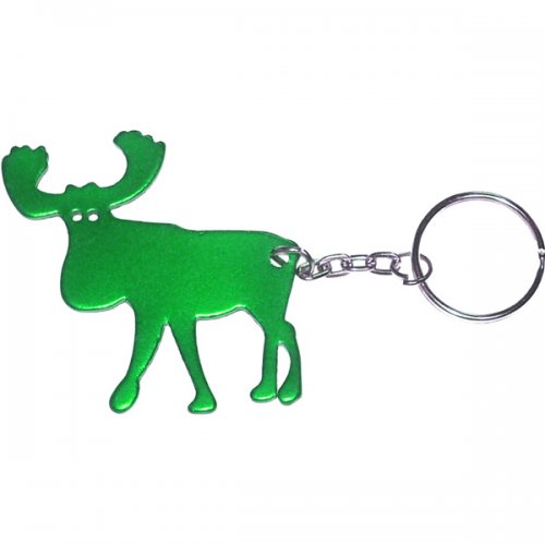 Custom Elk Shape Bottle Opener Keychains