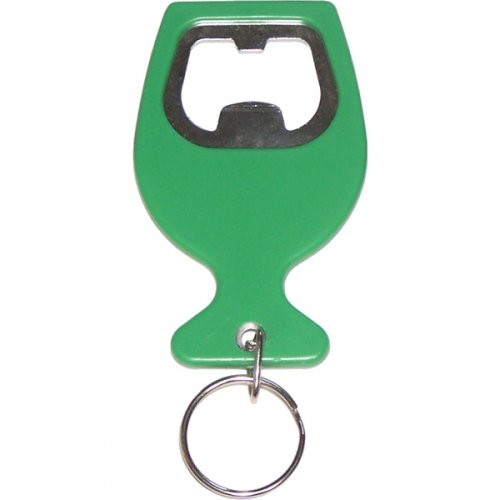 Custom Wine Cup Shape Bottle Opener Keychains