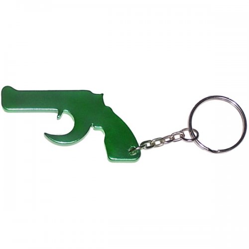 Customized Gun Shape Bottle Opener Keychains