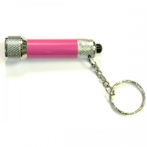 Promotional Super Bright LED Flashlight And Carabiner With Swivel Split Keychains Holder