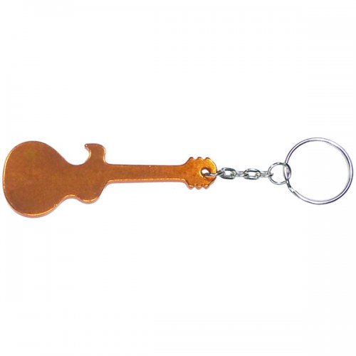 Customized Guitar Shape Bottle Opener Music Keychains
