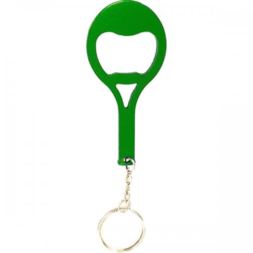 Customized Tennis Racket Shape Bottle Opener Sports Keychains