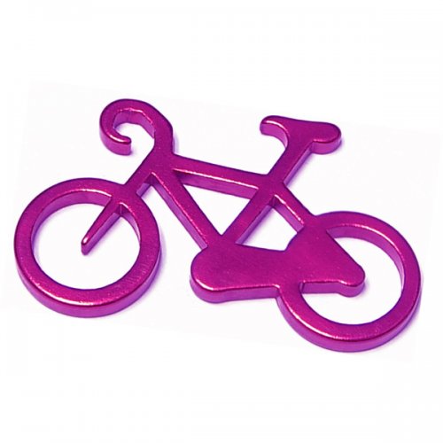 Customized Bicycle Shape Bottle Opener Transportation Keychains
