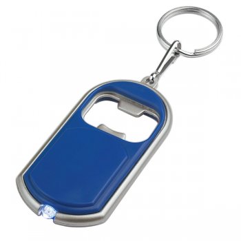 Bottle Opener Keychains With LED Light - Royal Blue