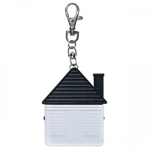 Customized House Shape Tool Kit with Keychain Rings - Translucent Black