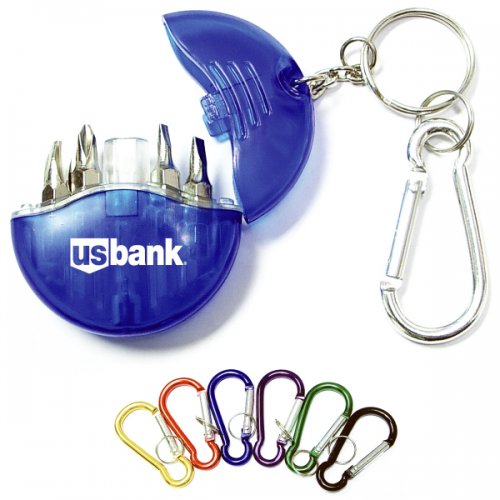 Customized Mini 4-in-1 Screwdriver Tool Set Keychains